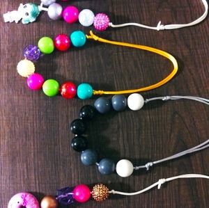 Chunky Bubble Gum Necklaces